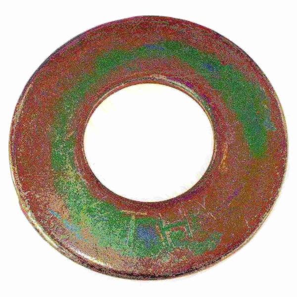 Midwest Fastener Flat Washer, For Screw Size 1-1/8" , Steel Zinc Yellow Finish, 5 PK 54173 - main